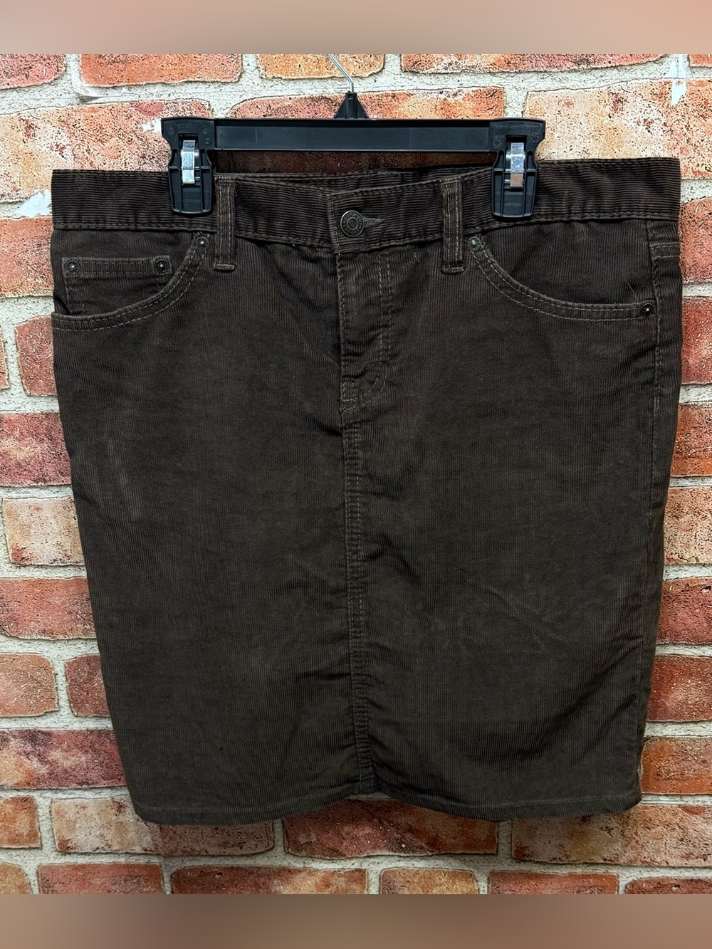 Gap corduroy brown women’s skirt 90’s retro indie grunge sz 6
